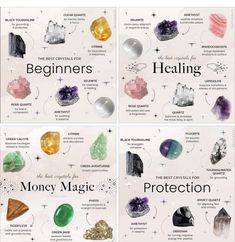 Energy Stones Crystal Healing, Zodia Pești, Best Healing Crystals, Gemstones Chart, Crystal Healing Chart, Witch Spirituality, Magic Spell Book, Energy Healing Spirituality, Witch Spell Book