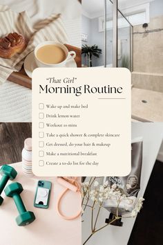 Perfect Routine Aesthetic, That Girl Morning Routine, Vision Notebook, Self Care Morning Routine, Creating Healthy Habits, Create A Morning Routine, Perfect Routine, Cold Showers, Nutritional Breakfast