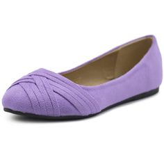 PRICES MAY VARY. Manmade Material : Faux Suede Comfort Shoes Fit can vary with the shape of shoes. Please see 'Fit' on the product page as a reference for the size or fit. Some customers recommend ordering a half size smaller. Heel height: 0.3" Origin: Made in China Plain Purple, Purple Flats, Ballet Shoe, Purple Shoes, Comfortable Flats, Comfort Shoes, Cheap Shoes, Product Page, Comfortable Shoes