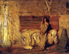 Henry Ossawa Tanner "Study for The Annunciation", no date The Annunciation, Mount Of Olives, Modern Artists, Black Artists, Religious Art, American Artists