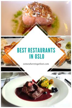 the best restaurants in oslo, italy with text overlay that reads best restaurants in oslo