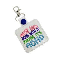 Keychain Sayings, Best Friend Keychain, Friend Keychain, Service Dogs Gear, Funny Keychain, Funny Gifts For Her, Funny Gifts For Friends, Zipper Charms, Bag Charms