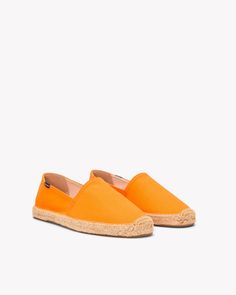 The Original Espadrille - Dali Colors - Seasonal - Caqui Orange - Men' – Soludos Slip-on Espadrilles With Textured Footbed For Vacation, Comfortable Slip-on Espadrilles For Summer, Summer Beach Slip-ons With Textured Sole, Summer Beach Flat Slip-ons, Comfortable Slip-ons For Summer Vacation, Natural Textured Summer Espadrilles, Summer Slip-ons With Rubber Sole And Flat Heel, Summer Vacation Slip-ons With Rubber Sole, Rubber Sole Slip-ons For Summer Vacation