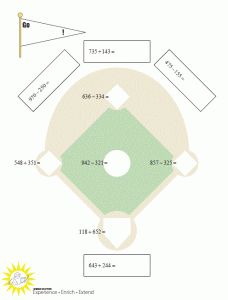 a diagram of a baseball field with the numbers and positions for each player to play