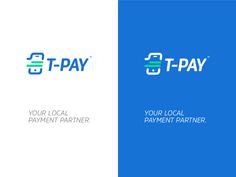 two logos for t - pay and your local payment partner