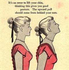 an old fashion ad from the 1950's showing two women with ponytails