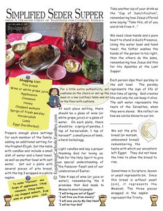 an article in a magazine with pictures of food and words on it that read, simplied seed supper