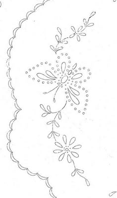 a drawing of flowers and leaves on a white background with the words point written in red