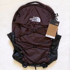 New With Tags- The North Face Borealis 28 Liter Backpack In Coal Brown / Tnf Black. The North Face Borealis, Brown Backpack, North Face Borealis, North Face Bag, Brown Backpacks, Back To School Backpacks, Cute Backpacks, 6th Grade, Gilmore Girls