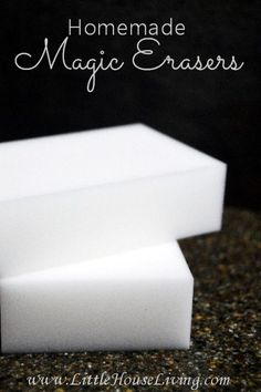 homemade magic erasers are the perfect way to use up those empty boxes for your crafting projects