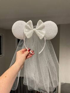 Bride ears with veil Ashley Williams, Mouse Ears, Hair Accessories Headbands, Veil, I Am Awesome, Hair Accessories, Ships, Etsy Uk, Hair