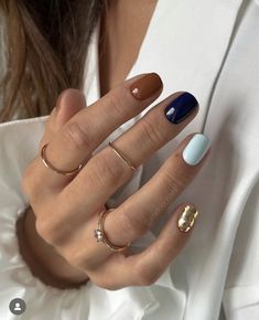 Smink Inspiration, Classy Acrylic Nails, Makijaż Smokey Eye, Autumn Nails, Fall Nail