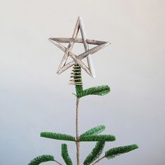 a christmas tree with a star on top