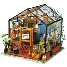 an image of a miniature house made out of plastic