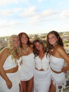 white party outfit, white island formal, sorority formal outfit, all white outfit. fashion, ootd, white dress, white maxi skirt. #whiteparty #whiteaesthetic #teenclothing #septembernails #fall White Outfit Women Classy, White Night Outfit Party, All White Going Out Outfit, White Out Theme, All White Dress Code, Party Outfit White, White Party Outfits, Formal Sorority, Hoco 2024