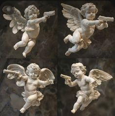 Christus Tattoo, Angel Sculpture Art, Archangel Michael Tattoo, Prison Drawings, Cherub Art, Angel Statues Sculpture, Styrofoam Art, Heaven Tattoos, Cherub Tattoo