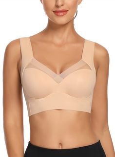 PRICES MAY VARY. ✨✦ Seamless Wirefree Comfortable Everyday Bras ✦ -- WOWENY Daily Basic Bras Made By Advanced Adhesion Tech For Seamless Effect, More Flat And Gentle To Sensitive Skin. No Wire Seamless Comfy Bra For Women, Thin Soft And Lightweight, Genuine Zero Feeling Bra, Just Like Wearing Nothing At All! High Elastic Wireless Comfort Bra Perfectly Fits Most Of Body Shapes And Provides Max Comfort And Freedom Of Movement ✨✦ Back Smoothing Comfy Cotton Sleep Bra Bralette ✦ -- Soft Seamless Sle Low Back Strapless Bra, Seamless Strapless Bra, Sleeping Bra, Fly Bra, Wireless Strapless Bra, Low Cut Bra, Clear Strap Bra, Chic Office Wear, Tube Top Bra