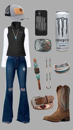 Cute Ootd, Cowgirl Style Outfits