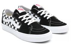 Vans Sk8-Low 'Checkerboard - Black' Black/True White VN0A4UUK4W7 Vans Sk8 Low, Sk8 Low, High Horse, Box Van, Vans High Top Sneaker, Sk8 Hi, Round Toe Heels, Sneakers Men Fashion