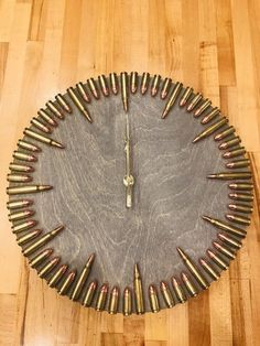 Homemade Clocks, Bullet Jewelry, Upcycle Decor, Shotgun Shell, Deco Originale