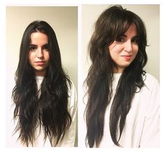 Long Shullet Hairstyles, Long Shag Mullet Straight Hair, Long Shag Haircut Black Hair, Long Feminine Mullet, Long Black Shaggy Hair, Messy Shag Haircut, Jayne Matthews, Dahlia Dress, Bohemian Hair