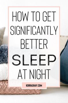 A few years ago if you asked me about my sleep I would almost certainly have told you something along the lines of "I can sleep when I'm dead". I am so thankful that I was gradually educated on the importance of getting enough and GOOD sleep. I promise you that laying in bed for… Think Positive Thoughts, How To Sleep, How To Sleep Faster, Probiotic Foods