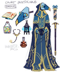 an image of a character from the video game, court of physsicas