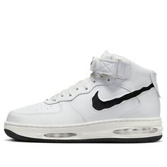 Nike Air Force 1 Mid Evo Remastered 'White Black' FB1374-101 720 Nike, Air Max Excee, Nike Air Max Excee, Nike Air Force 1 Mid, Air Force 1 Mid, Air Max 720, Air Force 1 High, Jordan 8, Air Force One