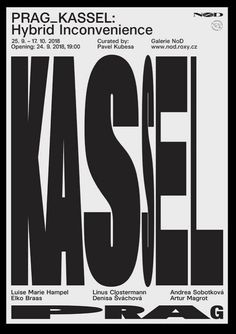 a poster with the words kasse on it