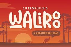 an orange and red background with the word wairo written in large, bold letters