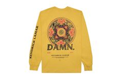 Kendrick Lamar Adds Kung-Fu Kenny Pieces to 'DAMN.' Merch Selection Brown Tshirt, Tshirt Print, High Fashion, Long Sleeve Tshirt Men