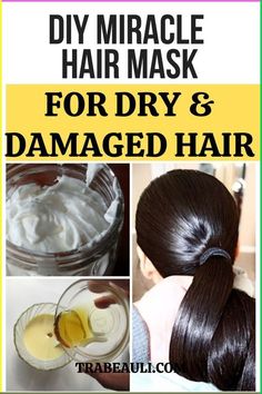 Best Hair Mask For Dry Damaged Hair, Diy Hair Mask For Dry Hair Natural, Hair Mask For Dry And Damaged Hair, Moisture Mask For Hair, Dry Hair Diy Mask, Hair Mask Recipe For Dry Hair, All Natural Hair Mask For Dry Hair, Heat Damage Hair Mask, Diy Hair Mask For Breakage