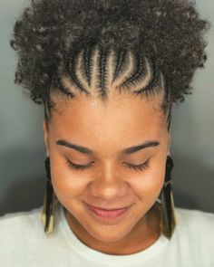 Braid Out Natural Hair, Hair Puff, Braided Cornrow Hairstyles, Pelo Afro, Protective Hairstyles Braids, Natural Hair Styles Easy, Penteado Cabelo Curto, Natural Hair Braids