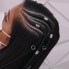 Cancun Braids, Partial Cornrows, Mexico Braids, Peinados Hair Styles, Quick Braided Hairstyles, Hair Wraps