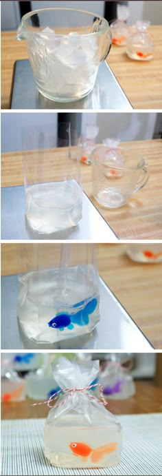 the process of mixing liquid in a bowl with an orange and blue substance on it