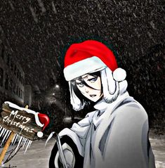 Rukia Christmas Pfp, Ichigo Christmas Pfp, Bleach Christmas Icon, Rukia Christmas, Bleach Christmas Pfp, Anime Christmas Icon, Christmas Pfps Anime, Ichigo Christmas, Christmas Anime Pfp