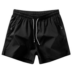 Season:Summer; Fabric:Polyester; Look After Me:Washable,Wet and Dry Cleaning; Gender:Men's; What's in the box:Shorts; Activity:Walking,Running,Jogging,Workout,Marathon; Clothing Type:Shorts; Elasticity:Micro-elastic; Occasion:Outdoor,Indoor,Sports  Outdoor,Athletic; Fit Type:Tailored Fit; Function:Quick Dry,Lightweight,Soft; Waistline:Mid Rise; Pattern:Solid Colored; Design:Drawstring,Elastic Waistband,Pocket; Sports Clothing Sub Category:Running Shorts,Sweat Shorts,Gym Shorts; Listing Date:05/15/2024; Hip:; Pants Length:; Waistline: Stretch Athletic Shorts For Leisure, Black Gym Shorts For Summer, Summer Gym Sportswear Shorts, Summer Gym Shorts With Drawstring, Moisture-wicking Athletic Shorts For Leisure In Summer, Stretch Athletic Shorts With Pockets For Leisure, Stretch Moisture-wicking Athletic Shorts For Leisure, Moisture-wicking Leisure Shorts For Summer, Summer Leisure Moisture-wicking Shorts