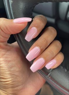 Casual Nails, Pink Acrylic, Pink Nail, Pink Acrylic Nails, Fire Nails