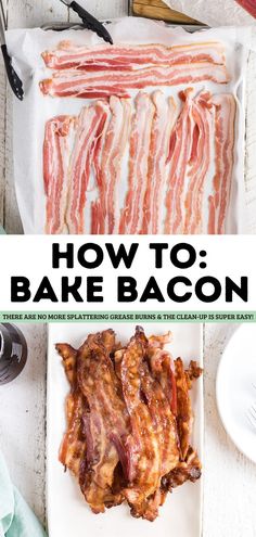 Can you really make bacon in the oven? Yes, you can! I will show you how to bake bacon in the oven with very little effort. When you make oven-baked bacon, there are no more splattering grease burns, the clean-up is super easy,
AND it’s the best way to make sure each piece comes out perfectly every time. Make Bacon In The Oven, How To Bake Bacon, Oven Bacon, Bake Bacon, Oven Baked Bacon, Make Bacon, Baked Bacon, I Will Show You