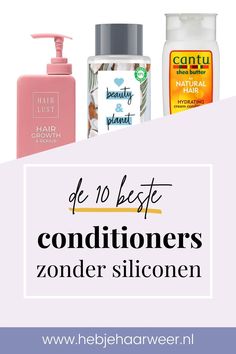 De 10 beste conditioners zonder siliconen [2022] Natural Hair Beauty, Hydrating Cream, Hair Growth, Shea Butter, Hand Soap Bottle, Natural Hair Styles, Personal Care, Repair