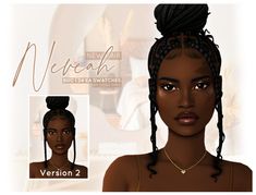 Neveah Hair | Patreon Gegesims Cc, Ts4 Locs Hair Cc, Sims 4 Cc Black Hair Maxis Match, The Sims 4 Black Hair Cc, Sims 4 Braided Hair Cc, Sims 4 Cc Locs, Sims 4 Cc Hair Braids, Sims 4 Cc Braids