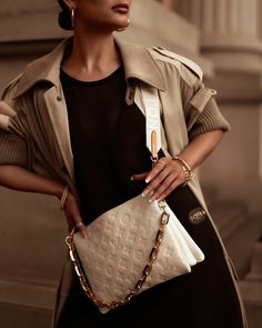 Lv Crossbody Bag, Crossbody Bag Outfit, Micah Gianneli, Sustainable Wardrobe, Louis Vuitton Collection, Ladies Bags, Bag Outfit, Louis Vuitton Crossbody, Bag Obsession