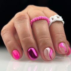 Short Pink Nails, Trendy Manicure, Gel Toe Nails, Subtle Nails, Summery Nails, Cute Gel Nails, Nails Only, Oval Nails, Girls Nails