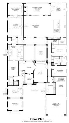 the floor plan for this home