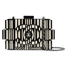 Karl Lagerfeld's Boy Brick Lego bag for Chanel's SS13 collection embodied the brand's youthful spirit. The bag came in various colours with pearl embellishments. In 2014, Lagerfeld created two rare editions of the Bar Code design. * Black/white * Signature interlocking CC logo * Barcode print * Kiss-lock fastening * Partitioned compartment * Internal zip-fastening pocket * Detachable leather and chain-link shoulder strap * Very Good Condition * Includes Chanel authenticity card Please note that most items we carry have been previously owned unless marked as ‘unworn’. Unless otherwise stated, items may not be in flawless condition. Please refer to our very detailed pictures accurately written descriptions, and condition rating. Also, pay particular attention to the sizes and measurements. Lego Clutch, Chanel Lego, Lego Bag, Chanel Clutch, Real Leather Handbags, Chanel Purse, White Purses, White Handbag, Genuine Leather Purse