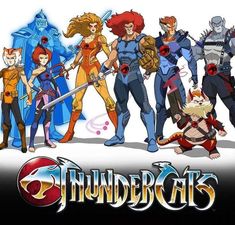 thunder cats is listed as one of the most popular cartoon shows on tv and in movies