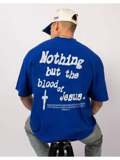 Men Youth T-Shirts, Nothing But Blood Of Jesus Print T-shirt Blood Of Jesus, Jesus Prints, Print T Shirt, Jesus, T Shirts, T Shirt