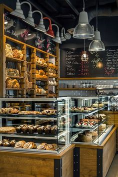 a bakery filled with lots of baked goods