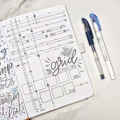 Bullet Journal Grid Spacing, Grid Spacing Guide, Bullet Journal Tools, Bullet Journal Grid, Bullet Journal Yearly, Peony Tutorial, Trash Magic, Bullet Journal Minimalist, Bullet Journal Page