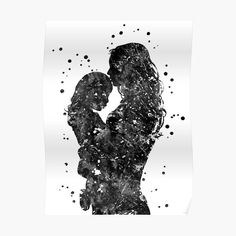 a couple kissing in silhouette against a white background with black dots on it and the words love